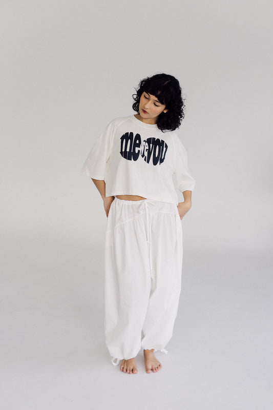 PANTALÓN JUNTOS CREMA