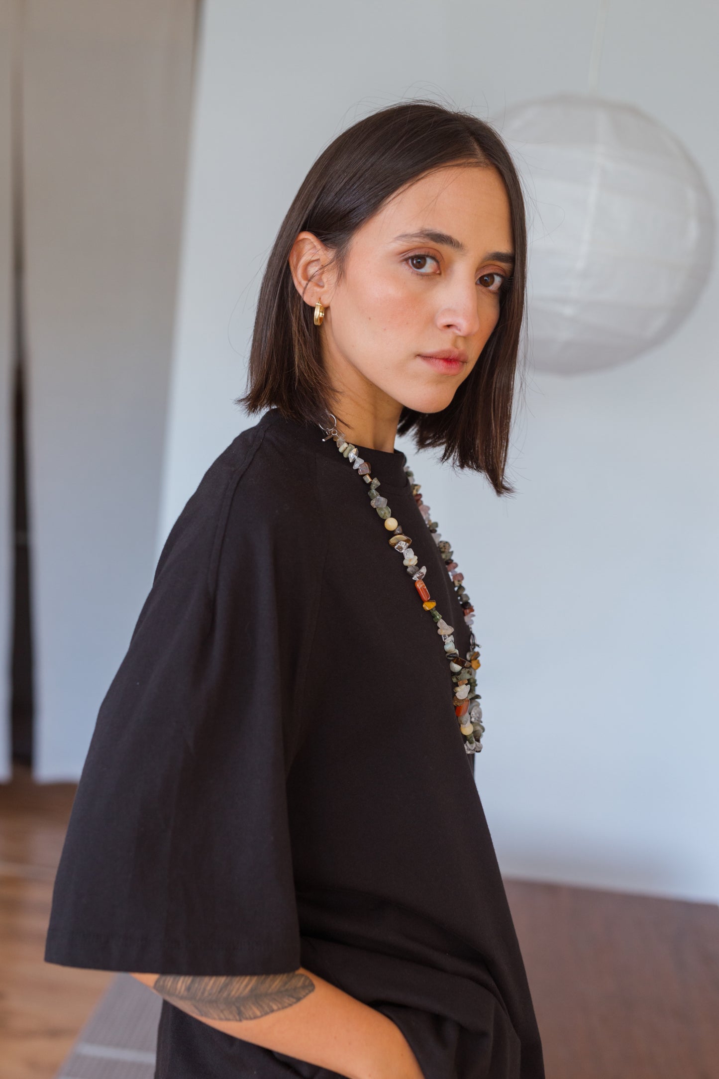 CAMISETA LIBRE NEGRO