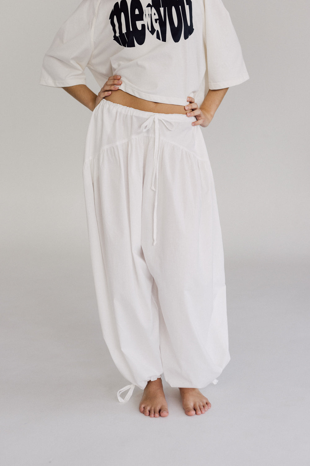 PANTALÓN JUNTOS CREMA