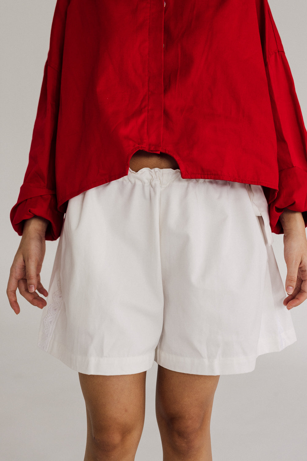 SHORT VÍNCULO CREMA