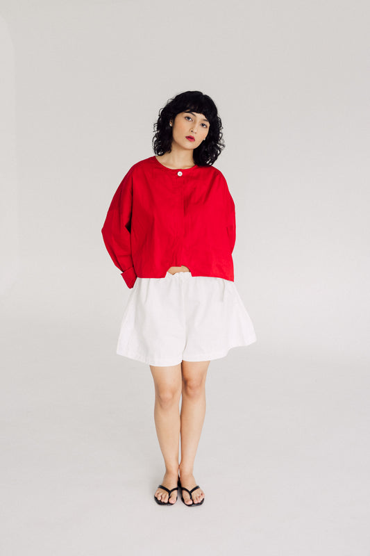 SHORT VÍNCULO CREMA